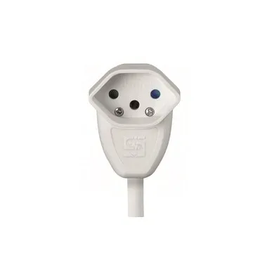 Steffen Steckdosenleiste Variabl 8xT13 3m mit Schalter + Dreh-Winkelstecker Mister T weiss