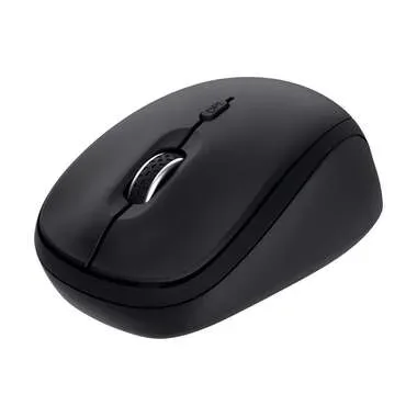 Trust YVI+ MULTI-DEVICE WIRELESS MOUSE BLACK Maus Kabellos, Bluetooth®, USB Schwarz 3 Tasten