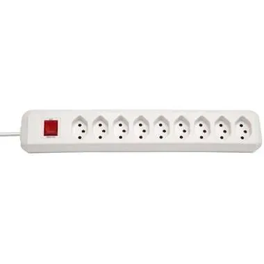 Brennenstuhl 1158212 Steckdosenleiste mit Schalter Weiß 1 St.