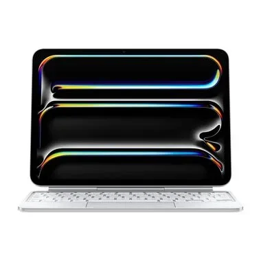 Apple - Kabellose Tastatur, Magic Keyboard for iPad Pro 11‑inch (M4), Weiss