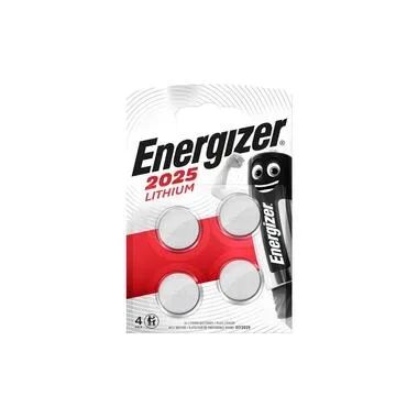 Energizer Knopfzellen CR2025 3 V Lithium 4 Stück
