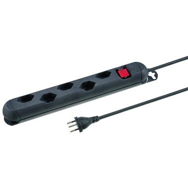 Steba Strong Quer-Steckdose mit Reset-Schalter | 5 × T13 | 3 m