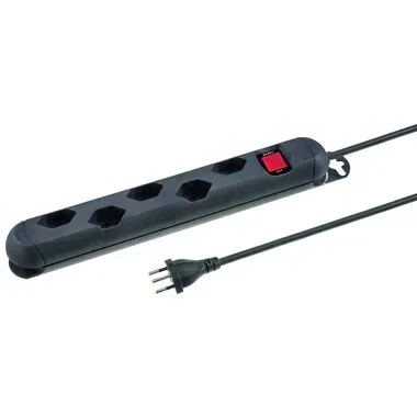 Steba Strong Quer-Steckdose mit Reset-Schalter | 5 × T13 | 3 m