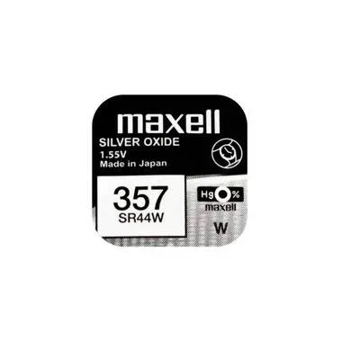 Maxell Europe LTD. Knopfzelle 357 SR44W , 10 Stück
