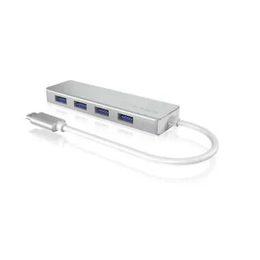 ICY BOX USB 3.0 Type-C Hub silver IB-HUB1425-C with 4 USB ports