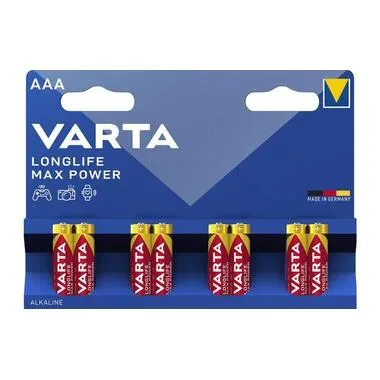 Varta Batterie Longlife Max Power AAA , 8 Stück
