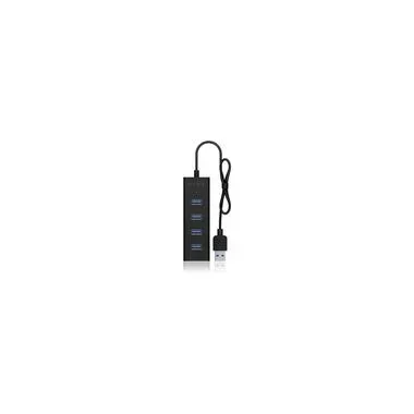 ICY BOX 4 Port Hub Type A USB 3.0 IB-HUB1409-U3 Aluminium black