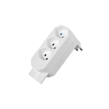 STEFFEN Manta Mehrfachadapter 4xT13 (1x unten) drehbar 4