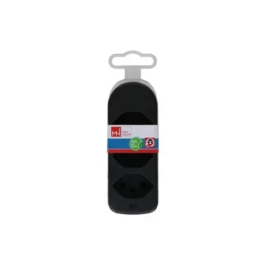 Max Hauri Abzweigstecker Adapt 3x Typ 13 schwarz drehbar Green+Fair