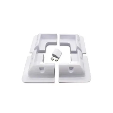 Swaytronic Montagekit Solar-System ABS, Weiss, 5-teilig