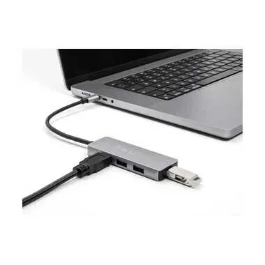 Delock 63173 USB-Hub 4 Port USB-A USB 3.2 Gen1 5 GBit/s mit USB-C® Stecker Schwarz 63173