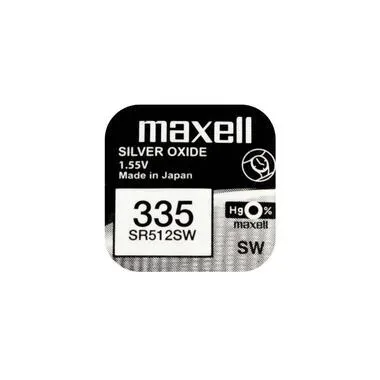 Maxell Europe LTD. Knopfzelle 335 SR512SW , 10 Stück