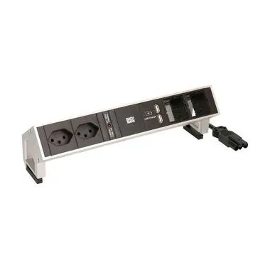 Bachmann Tischsteckdosenleiste DESK 2  2x T13,  2x ABD
