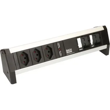 Bachmann Tischsteckdosenleiste DESK 1 3x T13, 2x ABD