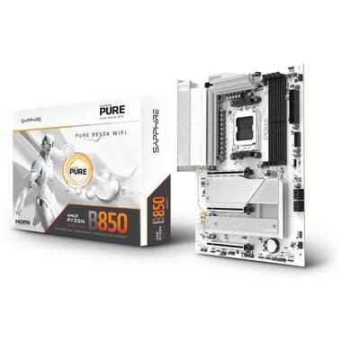 Sapphire B850A Mainboard Sockel (PC) AMD® AM5 Formfaktor (Details) ATX Mainboard-Chipsatz AMD® B850