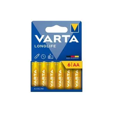 Varta Batterie Longlife AA , 6 Stück