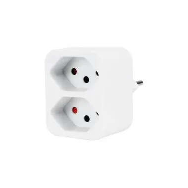 STEFFEN Mehrfachadapter 2x T13, Weiss