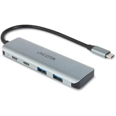 DICOTA USB-C 4-in-1 Highspeed Hub D32061 10 Gbps