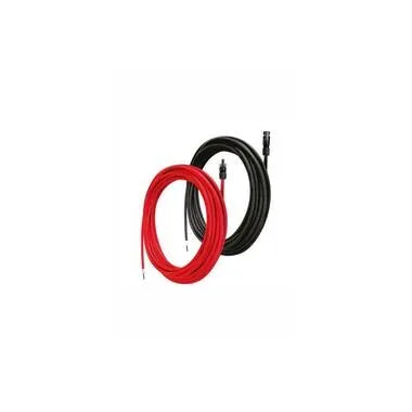 UNITECK Anschlusskabel Set 2 x 5m 4 mm^2 - Rot / Schwarz