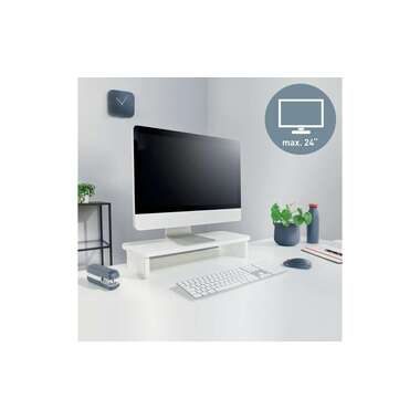 LEITZ Monitorst&auml;nder Ergo 6434-00-01 Weiss