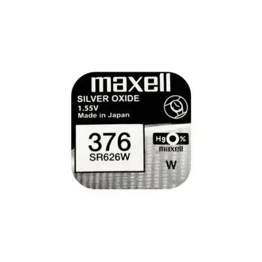Maxell Europe LTD. Knopfzelle 376 SR626W , 10 Stück