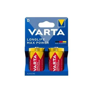 Varta VARTA Longlife Max Power D Blister 2 Mono (D)-Batterie Alkali-Mangan 1.5 V 2 St.