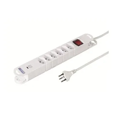 STEFFEN Steckdosenleiste VARIABL 6x T13, USB-C mit Schalter