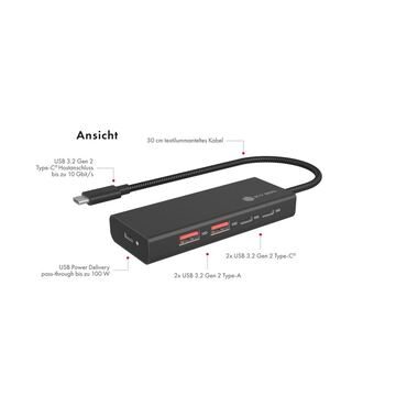 ICY BOX USB-Hub 4-Port Hub IB-HUB1436-CPD