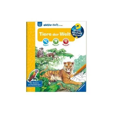 Ravensburger Kinder-Sachbuch WWW Aktiv-Heft Tiere der Welt