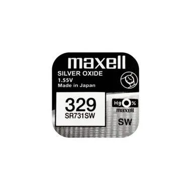Maxell Europe LTD. Knopfzelle 329 SR731SW , 10 Stück