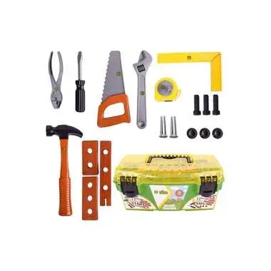 Tomy John Deere Deluxe Werkzeugbox, 18 Teile