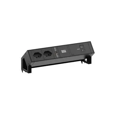 Bachmann Tischsteckdosenleiste DESK2 2xT131xUSB C/C 100W 0.2m RAL9005