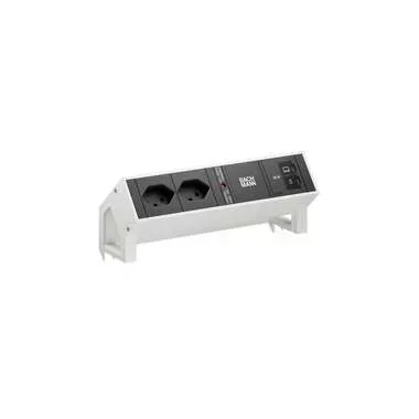 Bachmann Tischsteckdosenleiste DESK2 2xT13 1xUSB C/C 65W 0.2m RAL9010