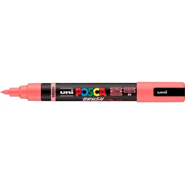POSCA Brush Marker 1-4mm PC-5BRCORALP coral
