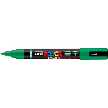 POSCA Brush Marker 1-4mm PC-5BRGREEN grün