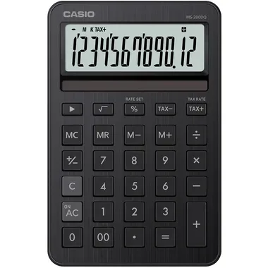 Casio Tischrechner Schwarz (L x B x H) 154 x 101 x 18.8 mm
