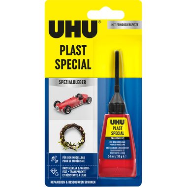 UHU Kunststoffkleber Plast Spezial | 30 g