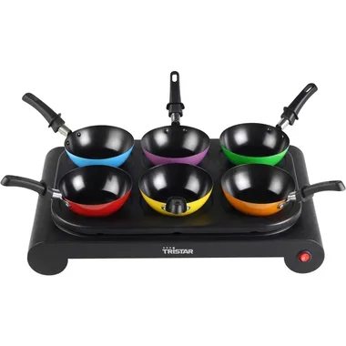 Tristar - Wok Set F�r 6 Personen, One Size, Multicolor