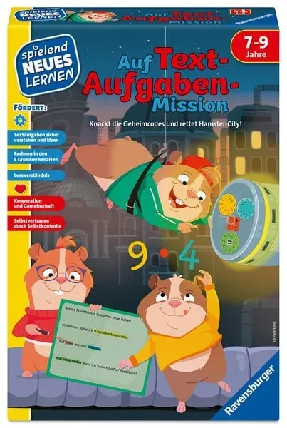 Auf Textaufgaben-Mission - Lernspiel ab 7 Jahre