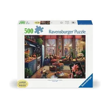 Erwachsenenpuzzle 500 Large Pieces - Gemütliches Boho-Studio