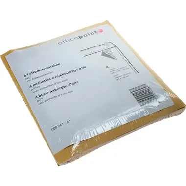 POST Luftpolstertaschen mini 4er MINI braun, 200x175x50mm