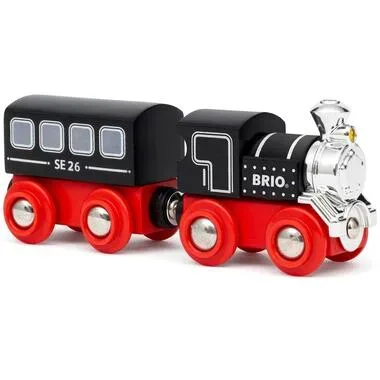 BRIO World - Sondereditionszug 2026 (Holz-Dampflok und Wagen) - Spielzeug-Zug in limitierter Edition - nur in 2026 erhältlich - Spielzeug ab 3 Jahren - 36140