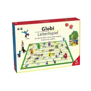 AGM Kinderspiel Globi Leiterlispiel Bauernhof