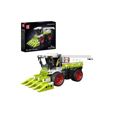 Mould King Mini-Mähdrescher Baumaschinen-Modell aus ABS-Bausteinen