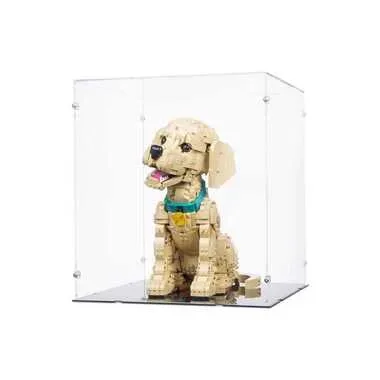 iDisplayit Acryl-Display für LEGO 11384 Golden Retriever Welpe