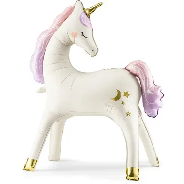 PARTYDECO Folienballon 95x86cm FB247 Einhorn