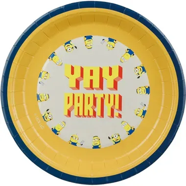 PARTYDECO Teller 23cm TPP108 Minions 6 Stück