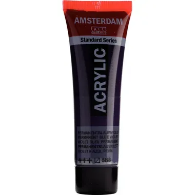 AMSTERDAM Acrylfarbe 20ml 17045680 Permanentblauviolett 568