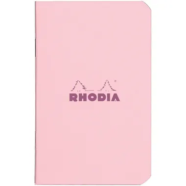 RHODIA Notizheft Couleurs A7 119104C rosa, kariert 80 Blatt