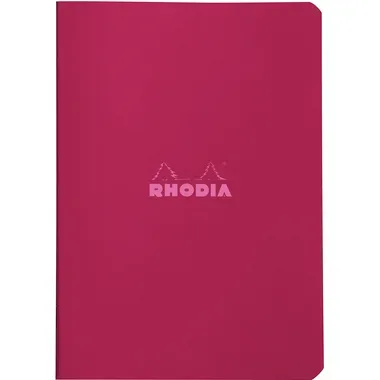 RHODIA Notizheft Couleurs A5 118530C rot, kariert 80 Blatt